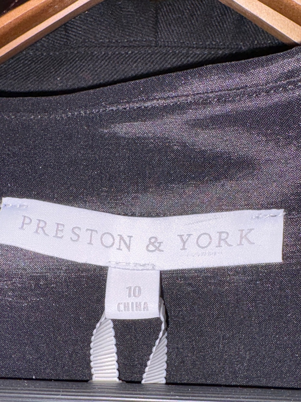 Preston and York Black A Line Feather Cuff Dress NWT Size 10 - Picture 3 of 12